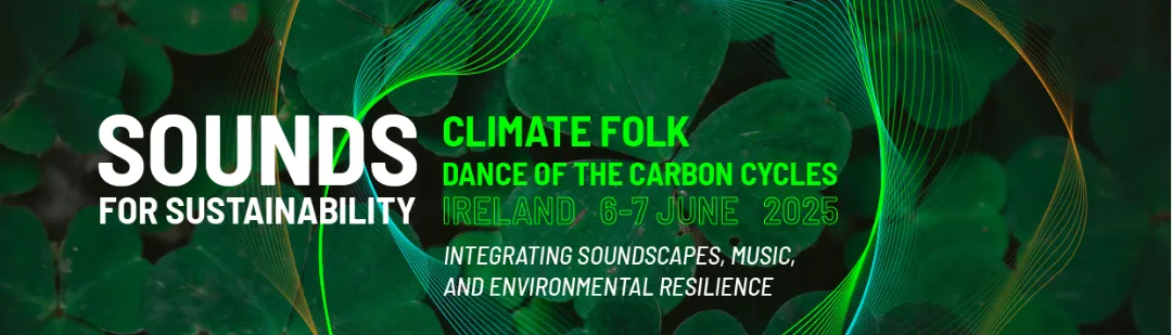 A banner image for Sounds For Sustainability. It reads: 